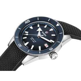 Montre Rado Captain Cook 39mm Automatique Cadran Noir Dégradé Bleu