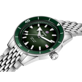 Montre Rado Captain Cook 39mm Automatique Cadran Noir Dégradé Vert