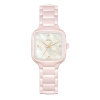 Montre Rado True Square Diamonds 29,2mm Quartz Cadran Nacre Blanche Diamants
