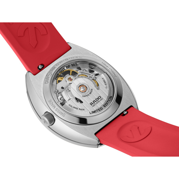 Montre Rado Diastar Original 38mm Automatique Cadran Squelette Rhodium Édition Limitée