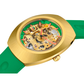 Montre Rado Diastar Original 38mm Automatique Squelette Cadran Annulaire Vert Édition Limitée