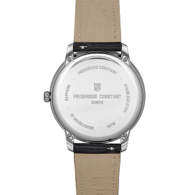 Montre Frédérique Constant Classics Moneta Solarmètre 39mm Solaire Cadran Bordeaux Grainé