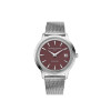 Montre Frédérique Constant Classics Moneta Solarmètre 39mm Solaire Cadran Bordeaux Grainé
