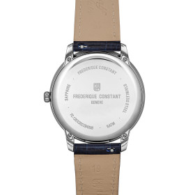 Montre Frédérique Constant Classics Moneta Solarmetre 39mm Solaire Cadran Bleu Grainé