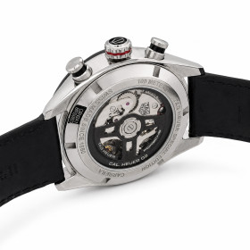 Montre Occasion Tag Heuer Carrera Chrono x Porsche bracelet Cuir Noir