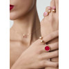 Bague Ginette NY Rhodocrosite Bubble Ring