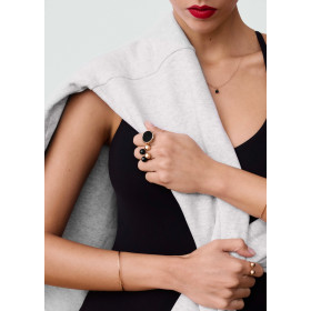 Bague Ginette NY Onyx Bubble Ring