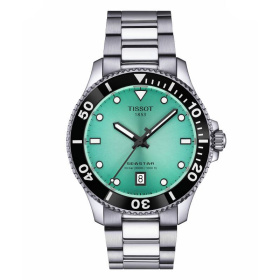 Montre Tissot Seastar 1000 40mm Quartz Cadran Vert Soleillé