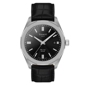 Montre Tissot Prc 100 Solar 39mm Quartz Cadran Noir Soleillé