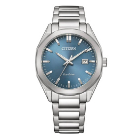 Montre Citizen Eco-Drive 38mm Solaire Cadran Bleu Soleillé