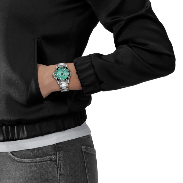 Montre Tissot Seastar 1000 36mm Quartz Cadran Vert Satiné
