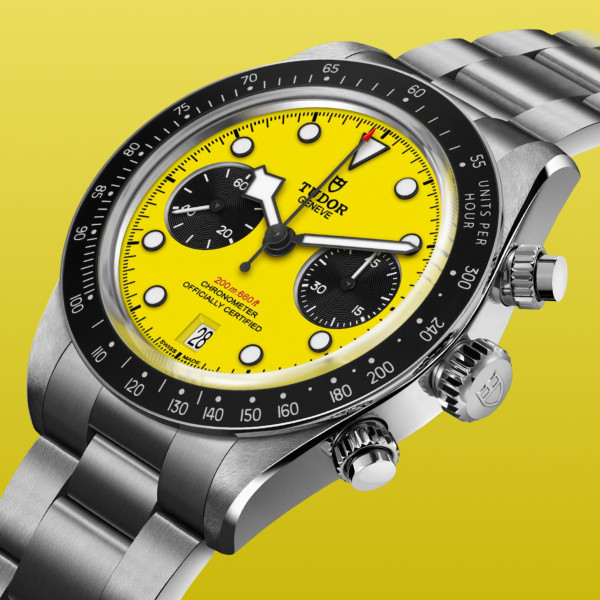 Montre Tudor Black Bay Chrono 39 M79310N-0001 39 mm Automatique Cadran Jaune