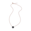 Collier Morganne Bello Lumière Nacre Grise Or Rose