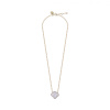 Collier Morganne Bello Lumière Nacre Blanche Or Jaune