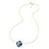 Collier Morganne Bello Victoria Topaze Blue London Grand Modèle Or Jaune