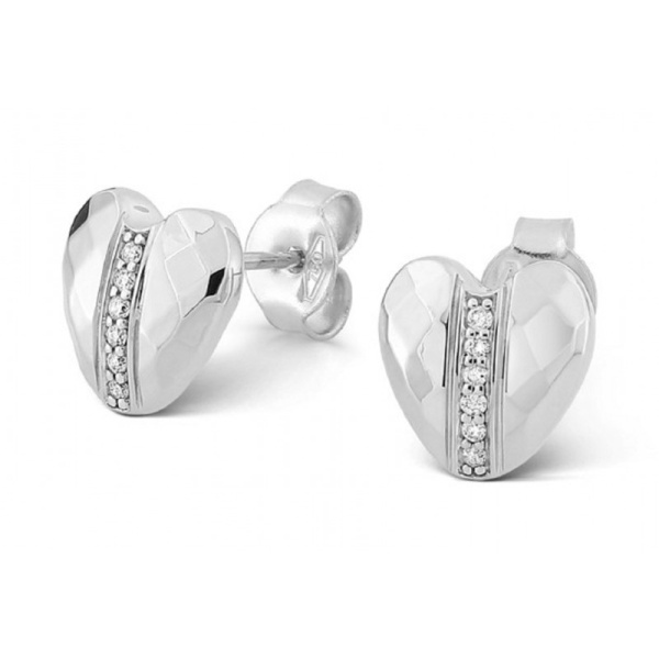 Puces d'Oreilles Morganne Bello Tout Or Diamants Or Blanc