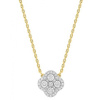 Collier Morganne Bello Trèfle Diamants Or Jaune Petit Modèle