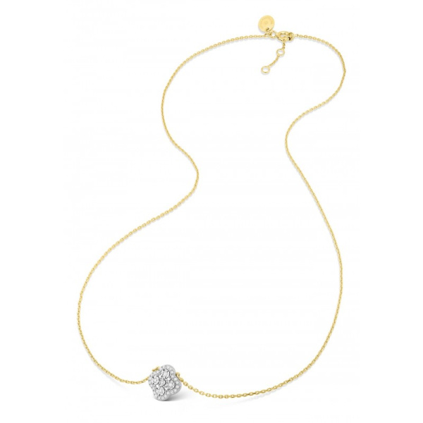 Collier Morganne Bello Trèfle Diamants Or Jaune Petit Modèle