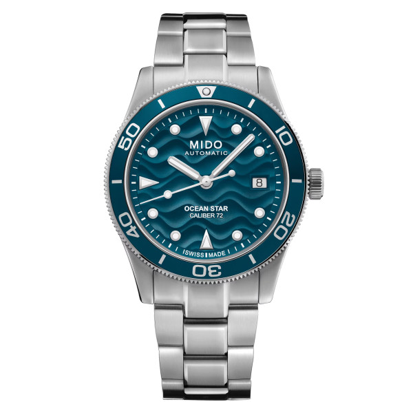 Coffret Montre Mido Ocean Star 39 M0269071104101 39 mm Automatique Cadran Bleu