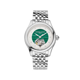 Montre Frederique Constant Classics Double Heart Beat FC-313MAD3B6B 36 mm Automatique Cadran Malachite
