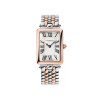 Montre Frederique Constant Classics Art Déco Carrée FC-200MPW2AC2B 28 mm Quartz Cadran Argenté
