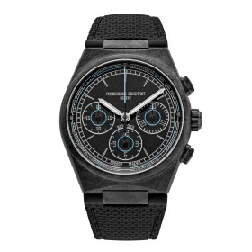 Montre Frédérique Constant Highlife 41mm Automatique Chronographe Cadran Noir Mat