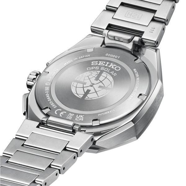 Montre Seiko Astron 50mm Solaire Chronographe Titane Gps Lumibrite