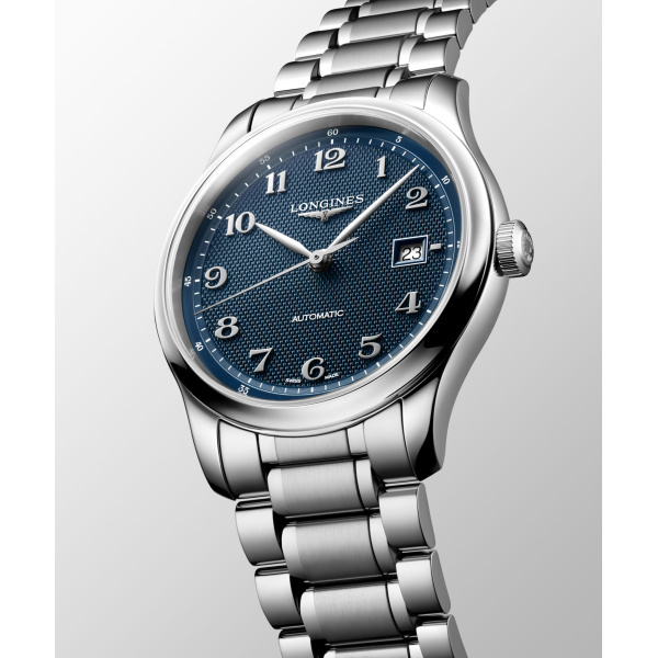 Montre Longines Master Collection 41mm Automatique Cadran Bleu Grain D'Orge