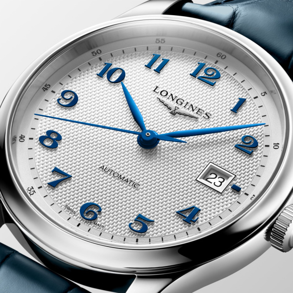 Montre Longines Master Collection 41mm Automatique Cadran Argenté Grain D'Orge
