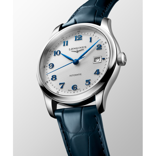 Montre Longines Master Collection 41mm Automatique Cadran Argenté Grain D'Orge