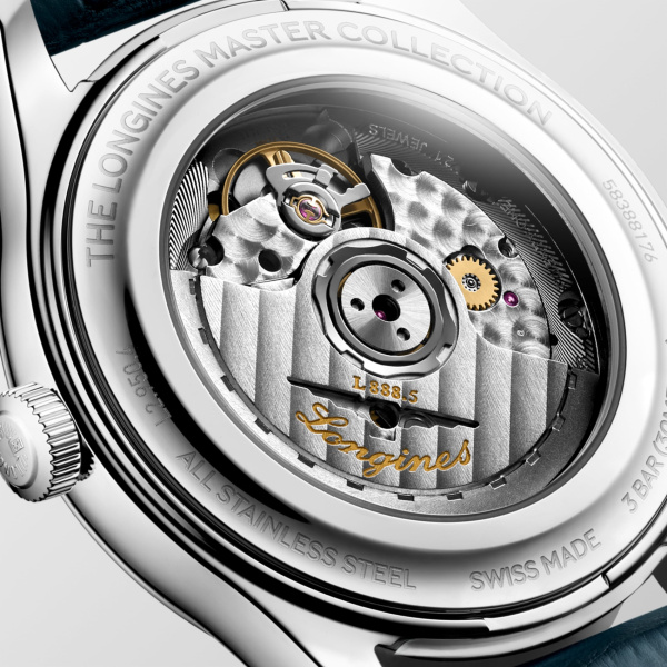 Montre Longines Master Collection 41mm Automatique Cadran Argenté Grain D'Orge Chiffres Arabes