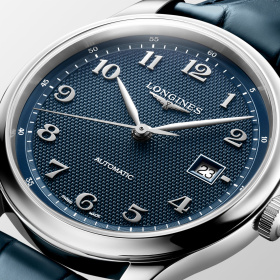 Montre Longines Master Collection 41mm Automatique Cadran Bleu Grain D'Orge