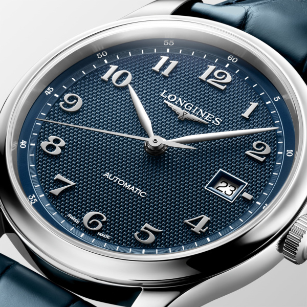 Montre Longines Master Collection 41mm Automatique Cadran Bleu Grain D'Orge
