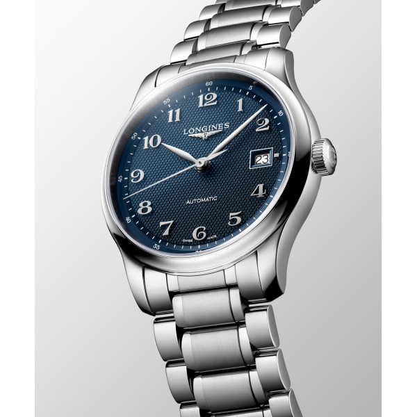 Montre Longines Master Collection 39mm Automatique Cadran Bleu Grain D'Orge
