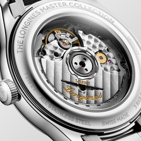 Montre Longines Master Collection 39mm Automatique Cadran Argenté Grain D'Orge