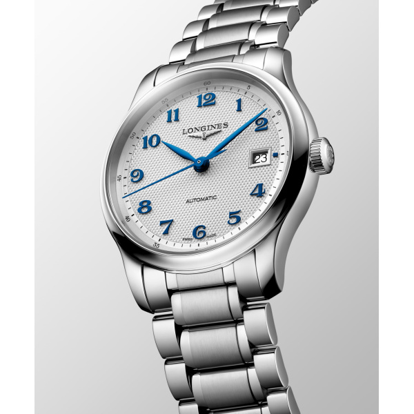 Montre Longines Master Collection 39mm Automatique Cadran Argenté Grain D'Orge