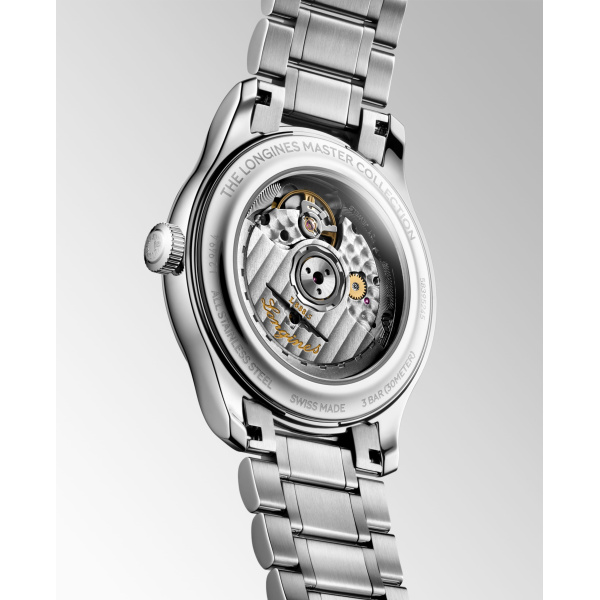 Montre Longines Master Collection 39mm Automatique Cadran Argenté Grain D'Orge