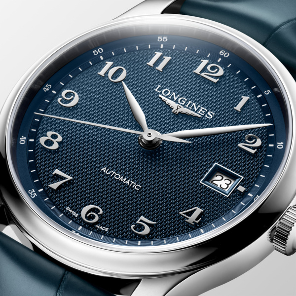 Montre Longines Master Collection 39mm Automatique Cadran Bleu Grain D'Orge