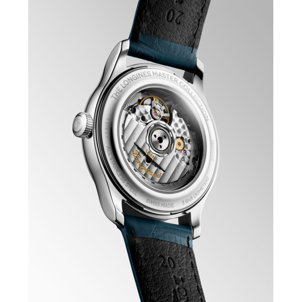 Montre Longines Master Collection 39mm Automatique Cadran Bleu Grain D'Orge