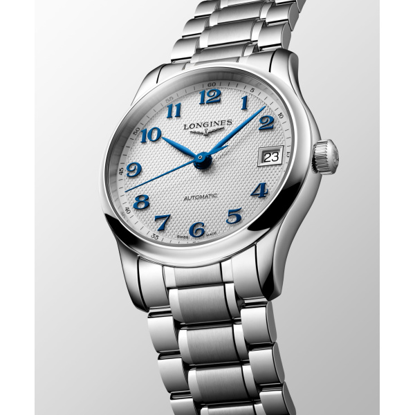 Montre Longines Master Collection 34mm Automatique Cadran Argenté Grain D'Orge