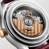 Montre Longines Master Collection 30mm Automatique Cadran Nacre Bracelet Alligator Bordeaux