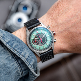 Montre Depancel Allure Mono Eye 39mm Méca-Quartz Cadran Menthe