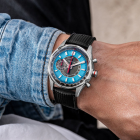 Montre Depancel Allure Mono Eye 39mm Méca-Quartz Cadran Bleu