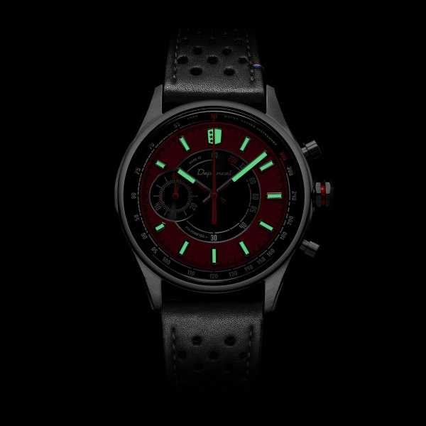 Montre Depancel Allure Mono Eye 39mm Méca-Quartz Cadran Rouge