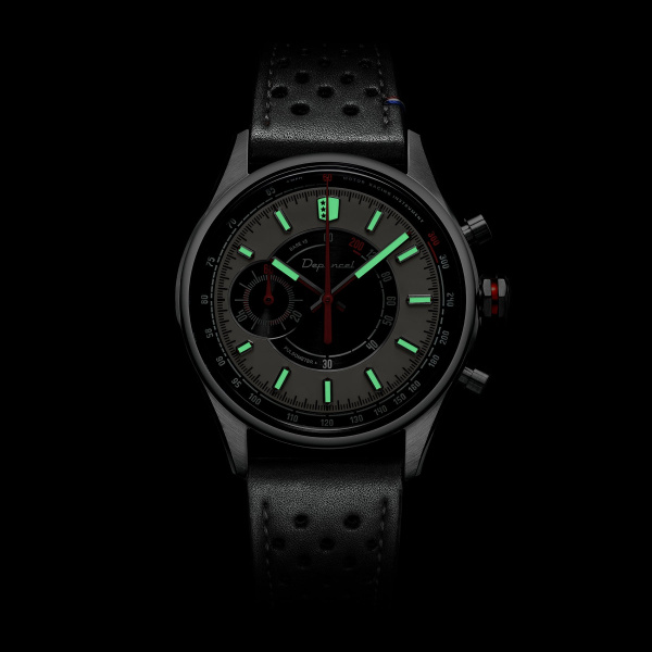 Montre Depancel Allure Mono Eye 39mm Méca-Quartz Cadran Blanc Cassé Chronographe