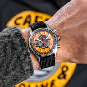 Montre Depancel Allure Mono Eye 39mm Méca-Quartz Cadran Orange