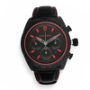 Montre Occasion Tudor Fastrider Black Shield Chrono Bracelet Cuir Noir Rouge