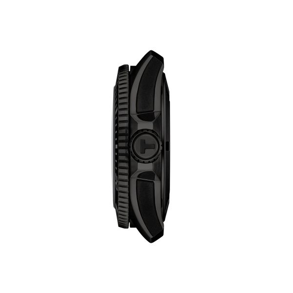 Montre Tissot Seastar 2000 Powermatic 80 44 mm PVD Noir Cadran Gris