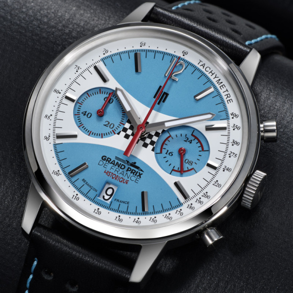 Montre Lip Rallye GPFH 2026 39 mm Méca-Quartz Chronographe Cadran Bleu