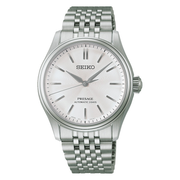 Montre Seiko Presage Classic Series HCC001J1 38 mm Automatique Cadran Blanc Shironeri